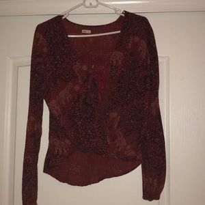hollister boho blouse